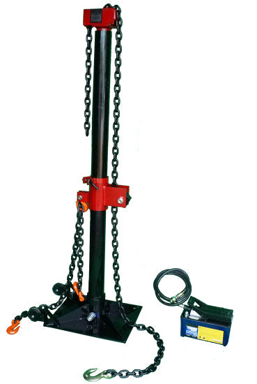 BYL BL-13B 10 Ton 5' Post Complete w/Hyds & Chains