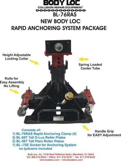BYL BL-76RAS Rapid Anchoring System Package