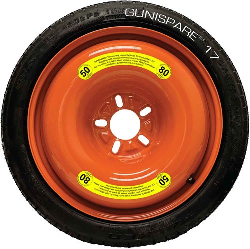 GUN GUNISPARE17 17" UNIVERSAL FITTING EMERGENCY SPARE 5 BOLTS