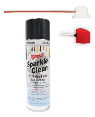 Herkules SC06 Sparkle Clean 6 Pack Case of 15 oz. Aerosol Cleaner