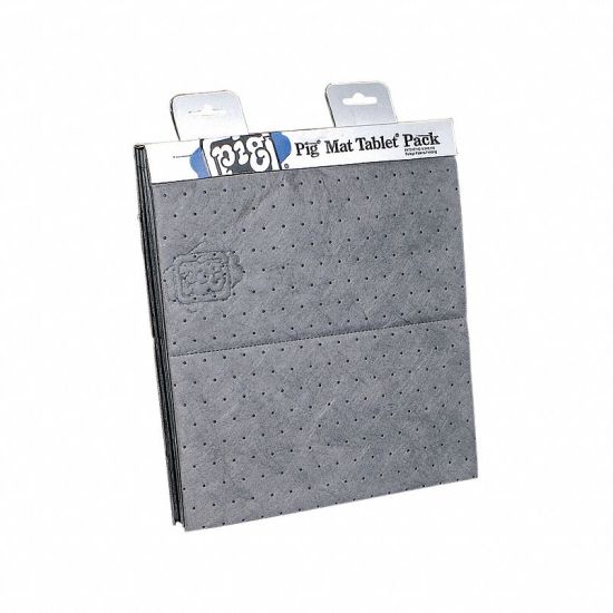 PIG MAT127 Mat Tablet Pack 15'Wx20"L 10Pads/9Tablets/90Pads
