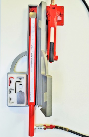 Rail Saver GTS 120-16AK, Accessory Kit, Pump, Ram, Case and Wall Bracket