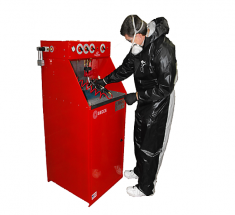 BEC S700M Manual Solvent Spray Gun Cleaning Workstation