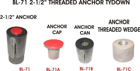 BYL BL-71 Threaded Anchor Tydown