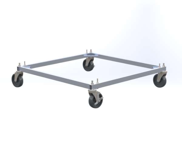 FSA WR10DBase Aluminum Windshield Rack Dolly Base Only