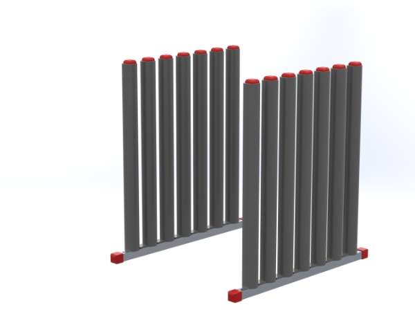 FSA WR7 Aluminum Windshield Rack Holds 6